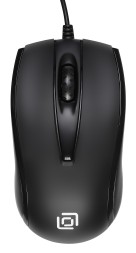 Мышь Оклик 325M черный оптическая (1200dpi) USB для ноутбука (3but)