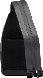 Рюкзак слинг мужской Piquadro Urban CA6540UB00/NGR черный/серый натур.кожа