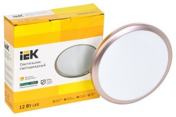 Светильник IEK ДПБ3201 12Вт 4000K бронзовый (LDPB0-3201-12-4000-K01)