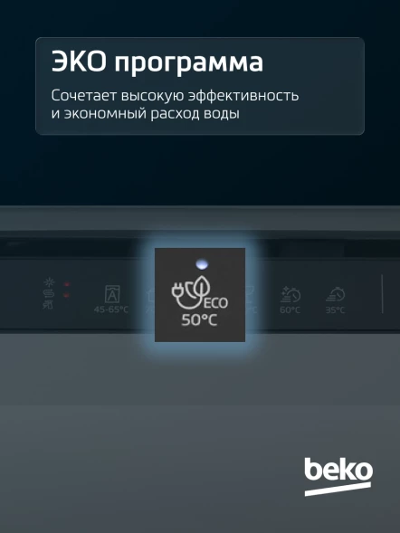 Посудомоечная машина встраив. Beko BDIN38530A 2100Вт полноразмерная