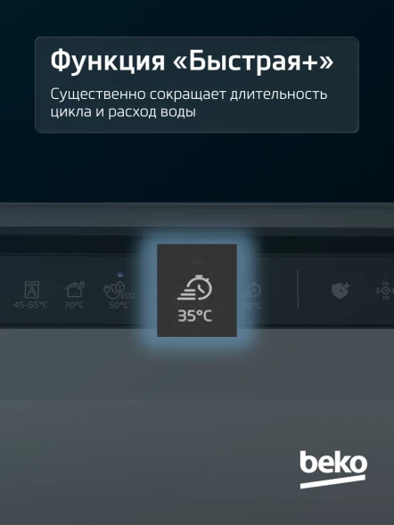 Посудомоечная машина встраив. Beko BDIN38530A 2100Вт полноразмерная