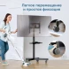 Стойка для телевизора Onkron TS1137 черный 23&amp;quot;-60&amp;quot; макс.45кг напольный мобильный