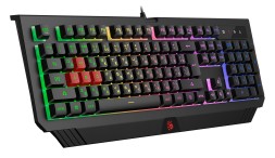 Клавиатура A4Tech Bloody B120N черный USB Multimedia for gamer LED (подставка для запястий) (B120N)