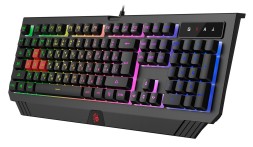 Клавиатура A4Tech Bloody B120N черный USB Multimedia for gamer LED (подставка для запястий) (B120N)