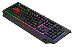 Клавиатура A4Tech Bloody B120N черный USB Multimedia for gamer LED (подставка для запястий) (B120N)
