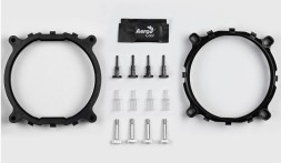 Устройство охлаждения(кулер) Aerocool Verkho 2 Dual Soc-AM5/AM4/1151/1200/2066/1700 черный/синий 4-pin 15-25dB Al+Cu 120W 370gr Ret