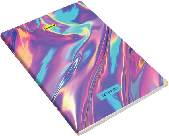 Набор тетрадей Silwerhof 96л. клет. A4 Абстракция 3диз. мел.карт. вод.лак скрепка рисунок (упак.:3шт)