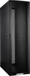 Шкаф коммутационный Lanmaster (LAN-DC-CBP-42UX6X10) напольный 42U 600x1000мм пер.дв.перфор. задн.дв.перфор.2-хст. 4 бок.пан. 1500кг черный 1992мм