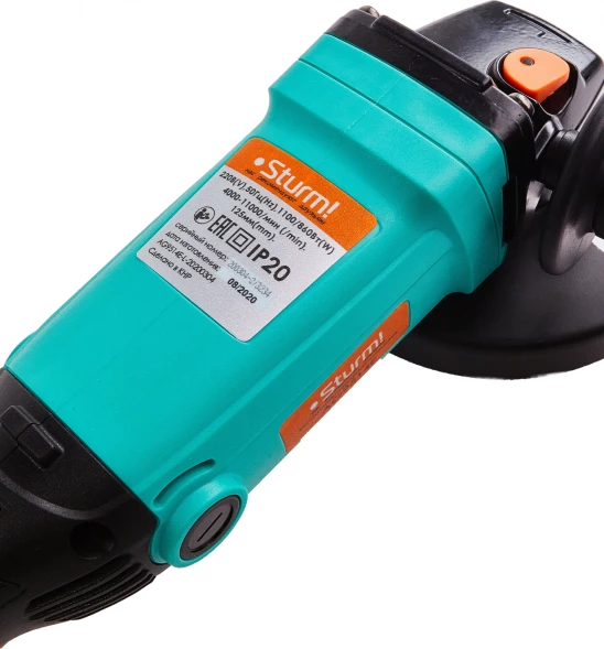 Углошлифовальная машина Sturm! AG9514E 1100Вт 11000об/мин рез.шпин.:M14 d=125мм