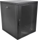 Шкаф коммутационный ЦМО (ШРН-М-12.500-9005) настенный 12U 600x520мм пер.дв.стекл 130кг черный 456мм 21.6кг 180град. 610мм IP20 сталь