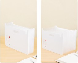 Папка-портфель Deli Linfini EF604 13 отдел. A4 полипропилен 0.75мм ассорти