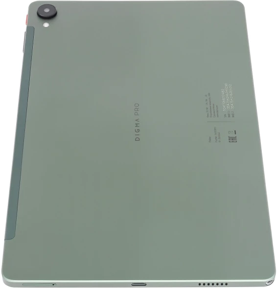Планшет Digma Pro Pulse T616 (2.0) 8C RAM8Gb ROM256Gb 10.4&amp;quot; In-Cell 2000x1200 4G 2Sim Android 14 темно-зеленый 13Mpix 5Mpix BT WiFi microSD 128Gb 7000mAh