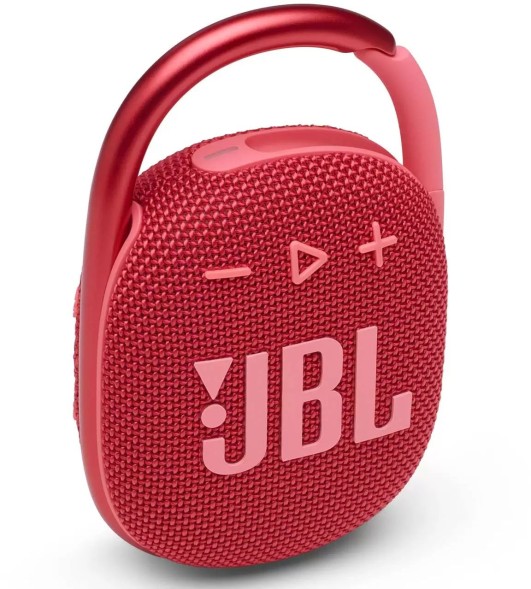 Колонка порт. JBL Clip 4 красный 5W 1.0 BT 15м 500mAh (JBLCLIP4REDAM)