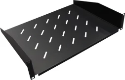 Полка стационарная Lanmaster TWT-CB-SF350-1U/18 1U нагр.:18кг. 19&amp;quot; 350мм черный