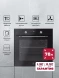Духовой шкаф Электрический Lex EDP 671 BL MAX черный