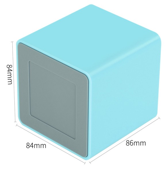 Подставка Deli ENS011blue Nusign 2отд. для письменных принадлежностей 84х84х86мм синий пластик