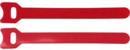 Хомут-липучка Lanmaster LAN-VCM125-RD 125x12мм (упак:20шт) нейлон/полиэтилен внутри помещений красный