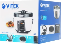 Мультиварка Vitek VT-4284 4л 700Вт белый/черный