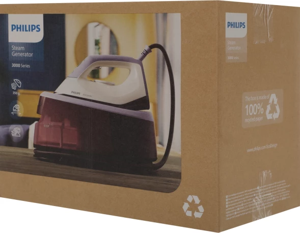 Парогенератор Philips PSG3000/30 2400Вт белый/фиолетовый