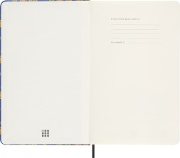 Еженедельник Moleskine LE PRESCIOUS &amp;amp; ETHICAL SILK 130х210мм недатир. обложка текстиль 240стр. синий