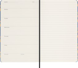 Еженедельник Moleskine LE PRESCIOUS &amp;amp; ETHICAL SILK 130х210мм недатир. обложка текстиль 240стр. синий