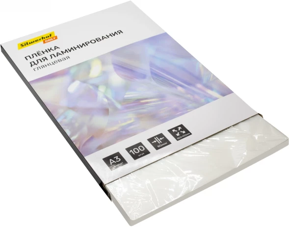 Пленка для ламинирования Silwerhof Daily 80мкм A3 (100шт) глянцевая 426x303мм