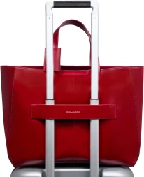 Деловая сумка женская Piquadro Blue Square BD6680B2/R с отделением для ноутбука 15.6&amp;quot; красная натур.кожа
