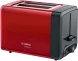Тостер Bosch TAT4P424 970Вт красный/черный