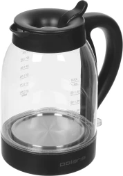 Чайник электрический Polaris PWK 1797CGL 1.8л. 2200Вт черный корпус: стекло/пластик