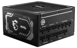 Блок питания MSI ATX 1250W MPG A1250G Gen.5 80+ gold (20+4pin) APFC 135mm fan 12xSATA Cab Manag RTL