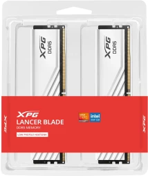 Память DDR5 2x16GB 6000MHz A-Data AX5U6000C3016G-DTLABWH XPG Lancer RTL PC5-48000 CL30 DIMM 288-pin 1.35В kit dual rank с радиатором Ret