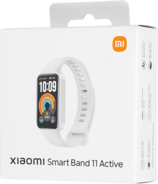 Фитнес-трекер Xiaomi Smart Band 11 Active TFT корп.:серебристый рем.:серебристый (BHR09AFGL)