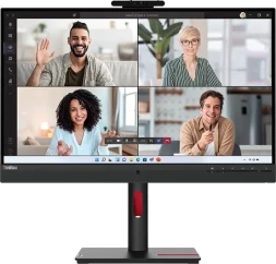 Монитор Lenovo 27&amp;quot; ThinkVision T27hv-30 черный IPS LED 4ms 16:9 HDMI M/M Cam матовая HAS Piv 1000:1 300cd 178гр/178гр 2560x1440 75Hz DP 2K USB 7.9кг