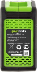 Триммер электрический Greenworks GD40BCK4 аккум. разбор.штан. реж.эл.:леска/нож