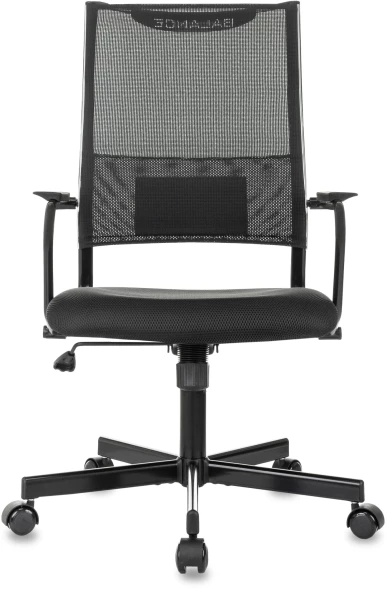 Кресло руководителя Бюрократ CH Balance черный Elastic-102 TW-11 сетка/ткань крестов. металл черный