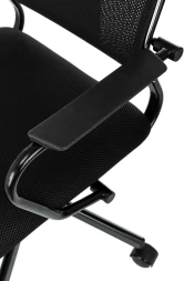 Кресло руководителя Бюрократ CH Balance черный Elastic-102 TW-11 сетка/ткань крестов. металл черный