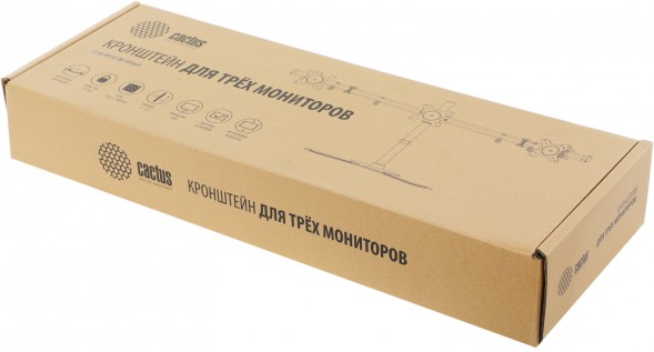 Кронштейн для мониторов Cactus CS-VM-MP330S-BK черный 15&amp;quot;-24&amp;quot; макс.8кг настольный наклон