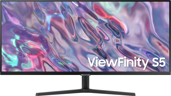 Монитор Samsung 34&amp;quot; ViewFinity S5 S34C500GAIXCI черный VA LED 21:9 полуматовая 3000:1 300cd 178гр/178гр 3440x1440 100Hz FreeSync DP Ultra WQHD 4.9кг