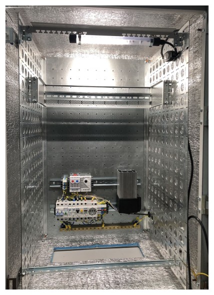Шкаф коммутационный ЦМО (ШТВ-Н-12.6.5-4ААА-Т1) настенный 12U 600x530мм пер.дв.металл несъемн.бок.пан. 150кг серый 120град. уличный всепогодный с вентилятором с нагревателем укомплектованный