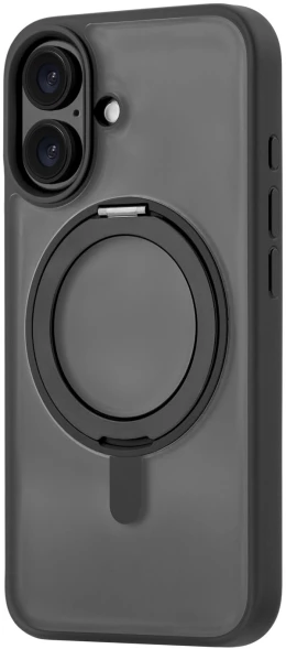 Чехол (клип-кейс) uBear для Apple iPhone 16 Clip 360 with MagSafe черный (CS437BL61RG-I24M)