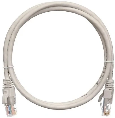 Патч-корд Nikomax NMC-PC4UD55B-020-C-GY U/UTP RJ-45 вил.-вилка RJ-45 кат.5E 2м серый LSZH