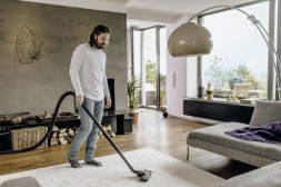 Строительный пылесос Karcher WD 2 Plus V-12/6/18/C 1000Вт (уборка: сухая/влажная) желтый