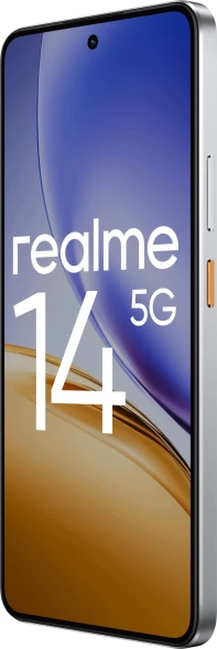 Смартфон Realme RMX5070 14 5G 256Gb 12Gb серебристый моноблок 3G 4G 2Sim 6.67&amp;quot; 1080x2400 Android 15 50Mpix 802.11 a/b/g/n/ac/ax NFC GPS GSM900/1800 GSM1900 Protect