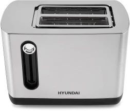 Тостер Hyundai HYT-2302 800Вт черный/серебристый