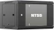 Шкаф коммутационный NTSS (NTSS-W6U6060GS-BL) настенный 6U 570x600мм пер.дв.стекл 60кг черный 500мм 18.8кг 220град. 370мм IP20 сталь