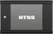 Шкаф коммутационный NTSS (NTSS-W6U6060GS-BL) настенный 6U 570x600мм пер.дв.стекл 60кг черный 500мм 18.8кг 220град. 370мм IP20 сталь