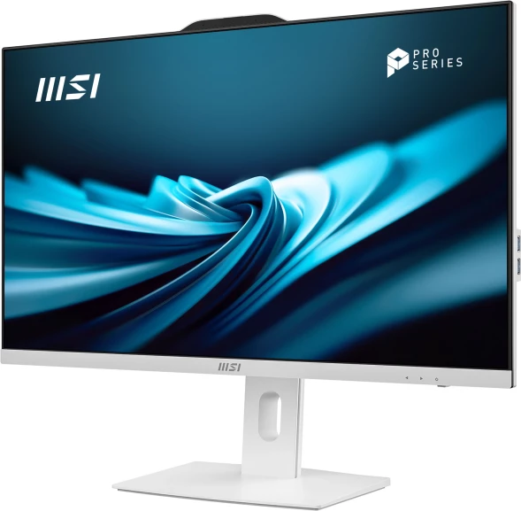 Моноблок MSI Pro AP272P 14M-619XRU 27&amp;quot; Full HD i3 14100 (3.5) 16Gb SSD512Gb UHDG 730 без ОС GbitEth WiFi BT 120W клавиатура мышь Cam белый 1920x1080