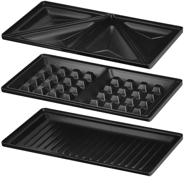 Вафельница Vitek VT-2626 850Вт черный/серебристый