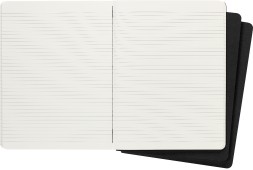 Блокнот Moleskine CAHIER JOURNAL QP321 XLarge 190х250мм обложка картон 120стр. линейка черный (3шт)