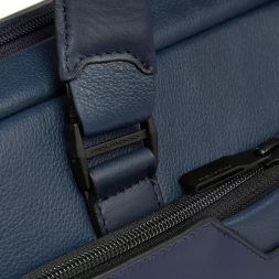 Деловая сумка мужская Piquadro Ael CA6920S142/BLU с отделением для ноутбука 14&amp;quot; синяя натур.кожа